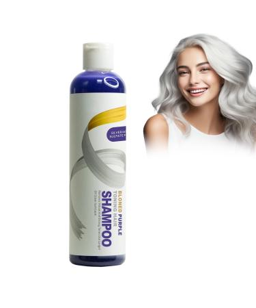 Beslibate 275ml Anti-Yellowing Purple Shampoo for Bleached Platinum Silver White and Ash Grey Hair Revitalizes Blonde Hair