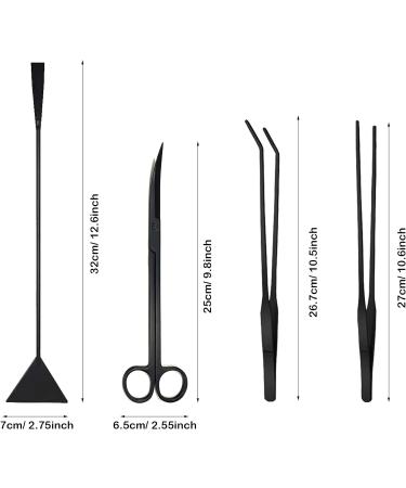 Cayway 7 PCS Aquatic Plant Aquarium Tools Aquarium Tweezers Stainless Steel Long Aquascaping Tools Bonsai Tools Scissors Spatula Tool Algae Scraper Aquatic Plant Tool - Buy Online on GoSupps.com