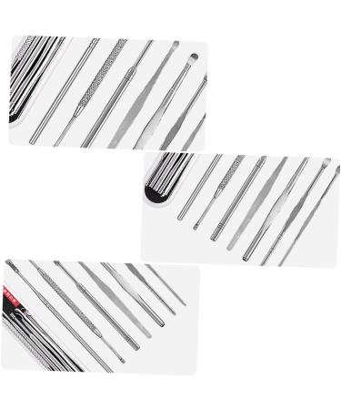 7pcs Stainless Steel Ear Cleaning Tool Set - Ear Pick & Cleaner Set for Nursing - Silver - Buy Online on GoSupps.com