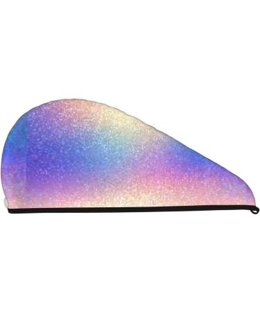 Bright Colorful Microfiber Hair Towel Wrap for Women - Super Absorbent Coral Velvet Quick Dry Cap for Long Curly & Thick Hair - Buy Online on GoSupps.com