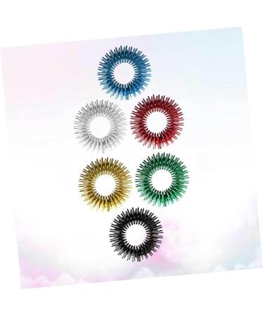 Healeved 12 STK Spiked Massage Roller & Acupressure Ring - Stress Relief Toy for Kids | Spring Massage Device - Buy Online on GoSupps.com