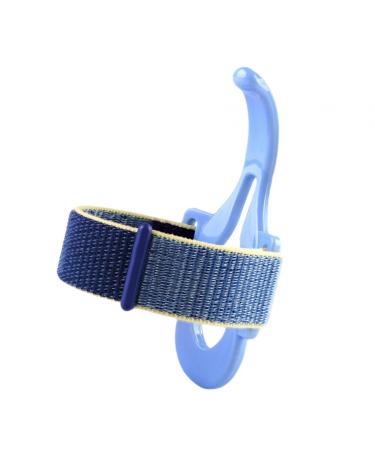 Perfeclan pencil grip anti-hook manner corrector comfortable nylon manner band writing anti-manual inner hook fixers hold of the blue