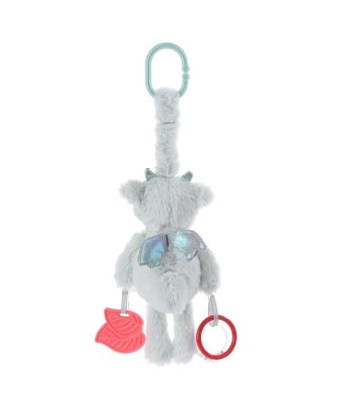 Apricot Lamb Plush Dragon Baby Toy - Rattle & Teether - 8.5 Inches - Buy Online on GoSupps.com