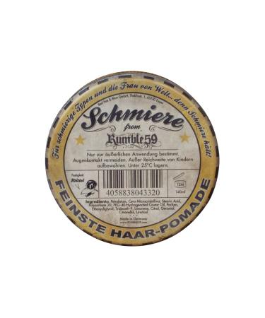 Rumble59 Smurn Limited Edition Greasy Lemon Pomade - Medium Strong Hair Wax for Men | 140ml Hair Styling Cream & Paste - Buy Online on GoSupps.com