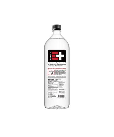 Essentia Water 1.5L Bottles - Ionized Alkaline Bottled Water with Electrolytes for Better Rehydration - pH 9.5+ Pure Drinking Water - 50.7 Fl Oz (Pack of 12) - Buy Online on GoSupps.com