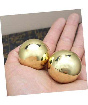 Tovinanna Hand-Rolling Massage Balls - Portable Brass Baoding Fitness Balls for Hand Relief & Relaxation - Buy Online on GoSupps.com