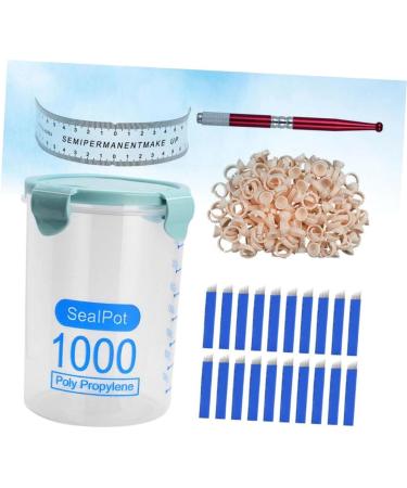 Beavorty Pen Kit Lip Liner Pencils Pot Red Ruler Eyebrow Microblading with Storage Kit Pen Ring Embroidery Cup Lip Liner Marker 1 count (Pack of 1) Red - Buy Online on GoSupps.com