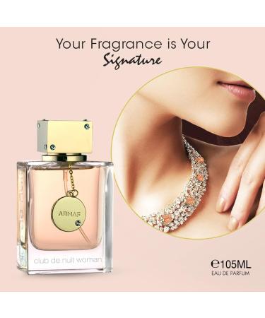 Bundle of Armaf Club De Nuit Eau de Parfum Spray for Women 3.6oz with 5ml Portable Refillable Atomizer and Refillable Car Freshener in a Satin Gift Bag - Buy Online on GoSupps.com