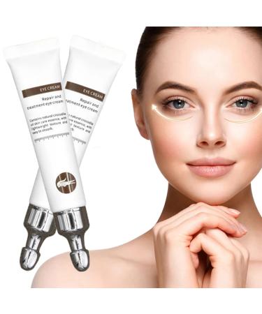 LPSHGK Magic Eye Cream Magic Eye Cream 28 Seconds to Remove Eye Bags New Magic Anti-aging Eye Cream Magic Wrinkle Eye Cream Remove Eye Bags/Dark Circles/Eye Wrinkles (2PCS)