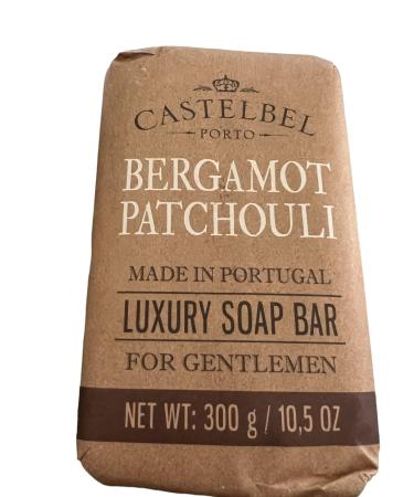 Castelbel Bergamot & Patchouli Soap Bar For Men 10.5 Oz