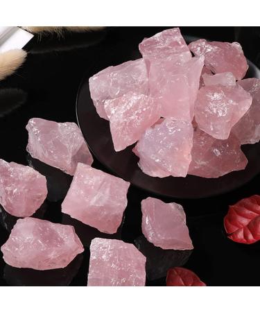 100g Pink Rose Quartz Natural Raw Rough Crystal Specimen Rock Stone Stone Mineral Specimen - Buy Online on GoSupps.com