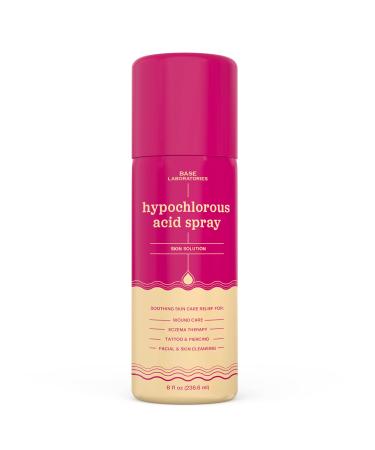 Base Labs Hypochlorous Acid Spray - Skin Healing for Wounds - Spray Solution for Wound Care & Eczema Treatment  Tattoo & Piercing Aftercare - Saline Wound Wash Hypochlorous Acid 8oz 8 Fl Oz (Pack of 1) - Buy Online on GoSupps.com