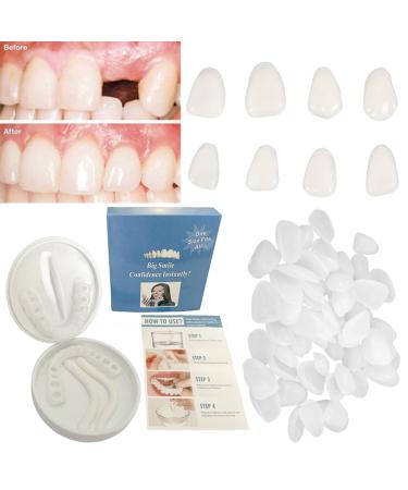 Fake Tooth Repair Kits for Filling The Missing Broken Tooth and Gaps-Moldable Fake Teeth and Thermal Beads Replacement Kits