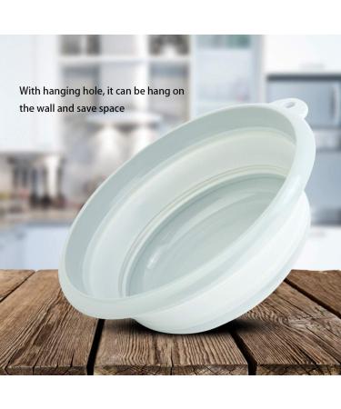 Strnek Portable Folding Wash Basin Kitchen Dish Tub - Collapsible Dishpan for Outdoor Camping Travel - Blue - Buy Online on GoSupps.com