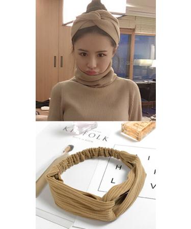 QandSweet Stretchy Headbands 8 Pack for Women, Teens & Little Girls - Fashionable Cross Hairbands for Shampoo & Sports (8 Colors, Girl Head 40-52CM) - Buy Online on GoSupps.com