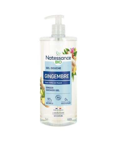 Natessance Natessance stimulating shower gel with organic ginger 1L