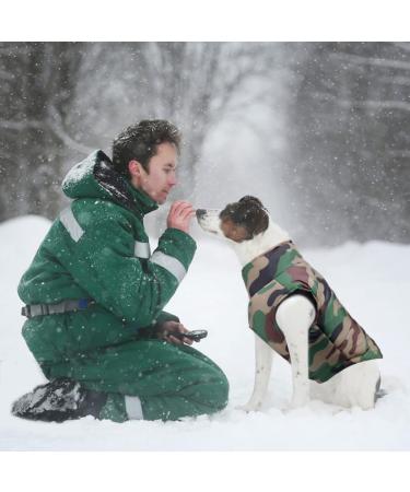 Femax Waterproof Dog Coat - Warm Camouflage Winter Jacket for Small to Large Dogs | Perfect for Cold Weather - Buy Online on GoSupps.com