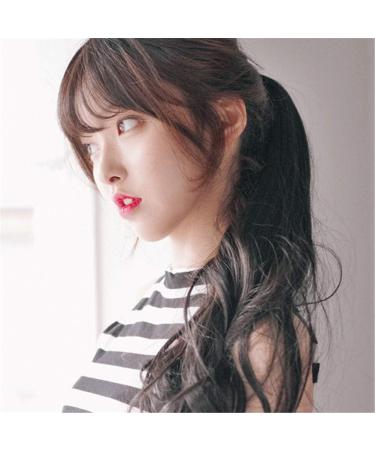 Natural Synthetic Hair Flat Bangs/Fringe Mini Hair Bangs Fashion one Clip-in Hair Extension(Light Brown) - Buy Online on GoSupps.com