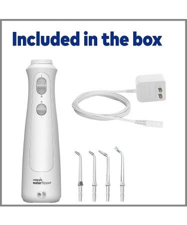 Waterpik Cordless Pearl White Water Flosser | Rechargeable Dental Plaque Removal Tool | Ideal for Travel | WF-13UK - Buy Online on GoSupps.com
