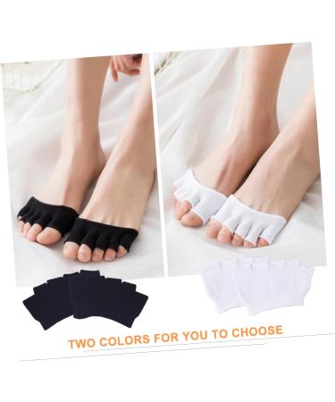 Warmhm 4 Pairs Half Socks for Block Heels - Comfortable Midfoot Cushions for Women | Cotton Sock Liner for Sneakers & Pumps - Buy Online on GoSupps.com