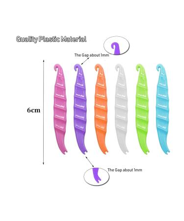 Buy Multicolored Disposable Plastic Orthodontic Elastic Placers - Pack of 100 for Kids & Adults | International Shipping Available - Buy Online on GoSupps.com