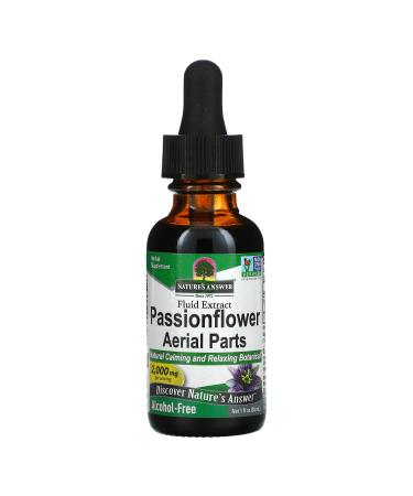 Nature's Answer Passionflower Extract Alcohol-Free 1 fl oz (30 ml)