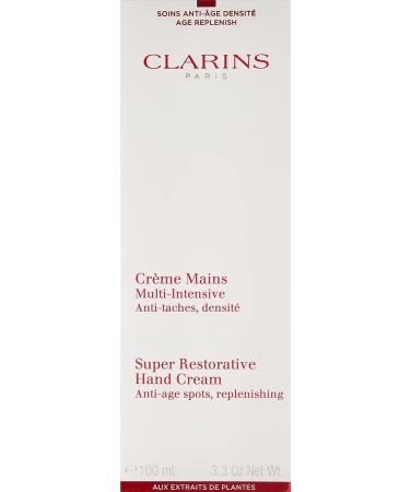 Clarins Super Restorative Hand Cream | Anti-Aging, Dark Spot & Wrinkle Treatment | Youthful Hands with Shea & Mango Butter - Buy Online on GoSupps.com