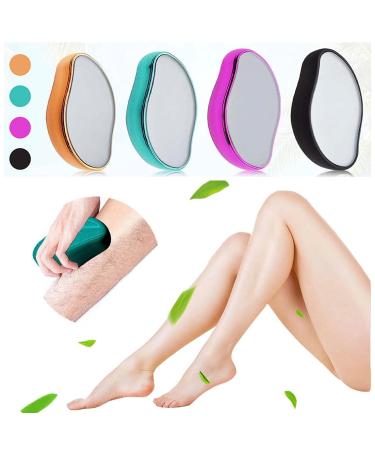 Crystal Hair Eraser - Painless Exfoliation Hair Removal Tool for Women and Men (Red/Rose) - Buy Online on GoSupps.com