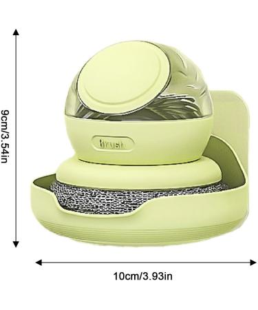 Dish Brush with Soap Dispenser - Dishwashing Brush with Soap Dispenser Automatic Soap Dispensing Palm Scrubber Strong Cleaning Scrubber for Kitchen Sink Pots Pans Qmisify Green - Buy Online on GoSupps.com