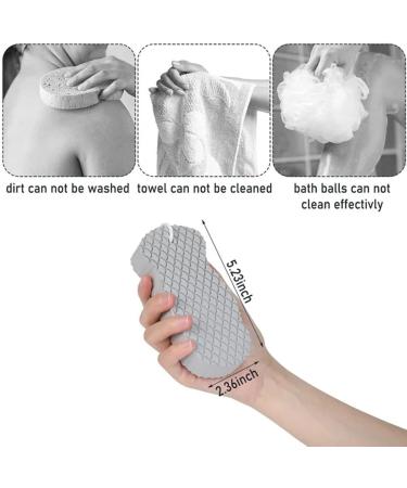Efficient Exfoliating Bath Sponge (White) - Exfoliate & Revitalize | International Shipping Available - Buy Online on GoSupps.com