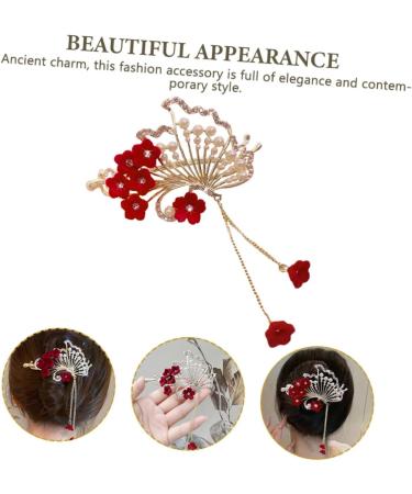 minkissy Camellia Clip Hair Pins Hair Clips Flower Hair Clip Velvet Bride China Hair up - Buy Online on GoSupps.com