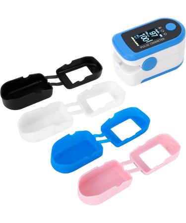 Buy Premium Silicone Fingertip Oximeter Cover - Portable Pulse Protector for Home & Travel (Black/White) - Fast International Shipping - Buy Online on GoSupps.com
