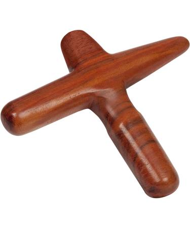Asian Wellness Wooden Massage Cross | One-Piece Massage Aid for Ultimate Relaxation - Buy Online on GoSupps.com