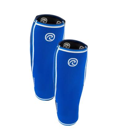 Rehband neopren calf bandage 1 piece or 1 pair compression bandage for calf and shin shin protection for Deadlift XL blue - 1 pair