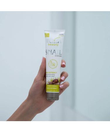 Victoria Beauty Hand Cream with Snail Extract - Moisturizing Cream for Dry Cracked Hands (100ml) - International Shipping Available - Buy Online on GoSupps.com
