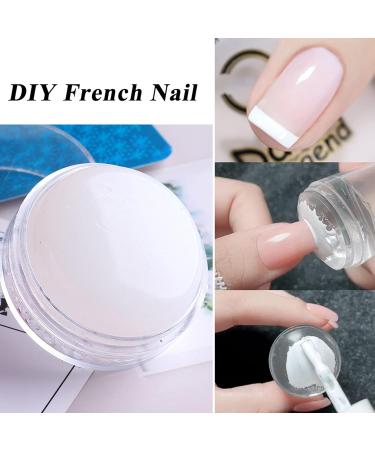 SANWOOD Nail Art Stamper - Non-Deformed Lightweight Silicone Seal for Manicure - Detachable Round Transparent Pink - Buy Online on GoSupps.com