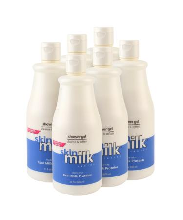 SkinMilk Shower Gel 22-Ounce (Pack of 6)