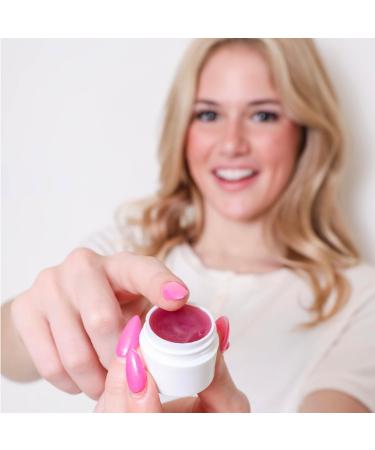 Lip Session Lip Balm Strawberry Flavor .33 Oz. Jars with Vitamin E & Cocoa Butter - Moisturizes & Soothes Dry Cracked or Chapped Lips (2 Pack) - Buy Online on GoSupps.com