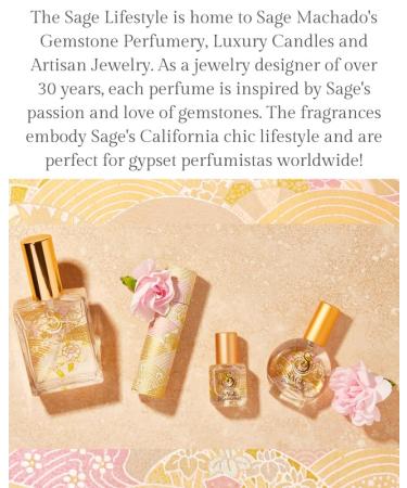 Diamond Perfume Oil Roll-On by Sage- 1/4 oz Vegan & Cruelty-Free Subtle Scent Sandalwood White Amber Musk Diamond 1/4 Oz Gemstone Roll-On - Buy Online on GoSupps.com