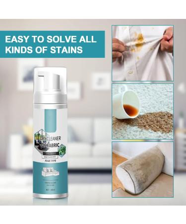 200ml Couch Fabric Cleaner Upholstery Cleaner Foam Cleaner Powerful Instant Fabric Foam Cleaner Quick-Dry Sofa Curtain Stain Foam (2PCS) - Buy Online on GoSupps.com