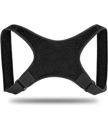 Posture Corrector Posture Corrector Back Shoulder Support Adjustable Sports Support Trainer Spine Brace Neck Upper Back Pain Relief Back posture One size Black