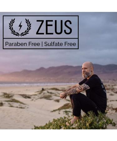 ZEUS Deluxe Beard Wash & Care Set | Travel Dopp Bag Beard Wash Combo Oil & Palm Brush - Verbena Lime - Buy Online on GoSupps.com