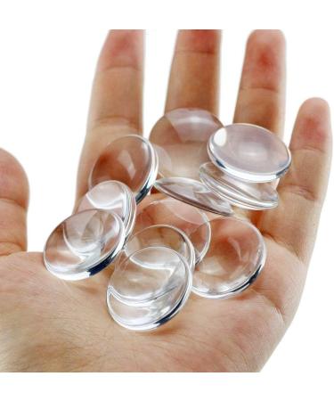 Acmer 1 inch/25mm Clear Glass Dome Cabochons - 100 Pieces for Photo Pendant Jewelry Making - Buy Online on GoSupps.com