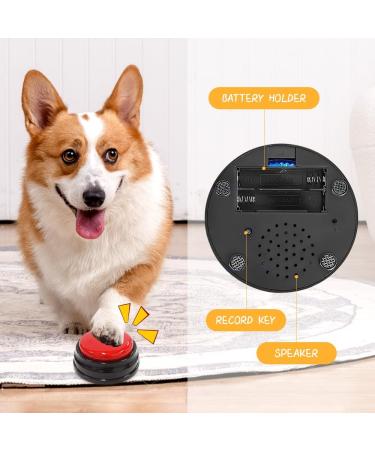 DHQKQG Dog Training Buzzer Set 4 Interactive Recording Buttons for Potty Communication & Cleanliness Training | International Shipping Available - Buy Online on GoSupps.com