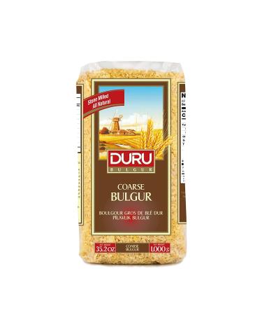 Duru Coarse Bulgur for Pilaf 2.2lb (1000g), Wheat Berries, 100% Natural and Certificated, High Fiber and Protein, Non-GMO, Great for Vegan Recipes, Better than Rice
