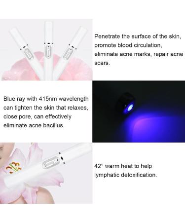 Blue Light Therapy Pencil for Acne & Spider Vein Removal | Effective Acne Pen & Anti-Varicose Veins Treatment - Buy Online on GoSupps.com