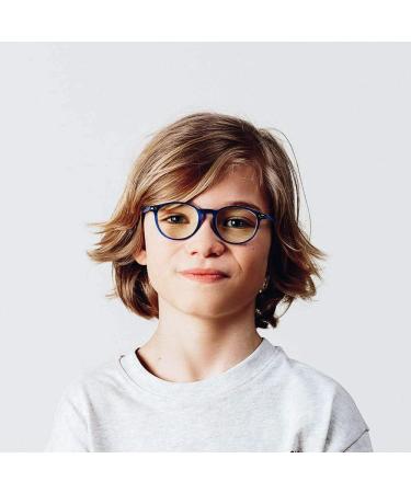 Nooz Optics Blue Light Glasses for Kids - Oval Shape Cruzy Collection (Ages 3-10) - Navy  - Buy Online on GoSupps.com