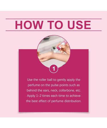 Pheromone Roll On Fragrance Fresh Light Fragrance Rose Women's Ball Fragrance Long-Lasting Fresh Portable Perfume Exudes Charm Keep Fragrance (1 Pcs) 0.3 Fl Oz (Pack of 1) - Buy Online on GoSupps.com