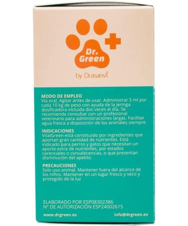 Vitalgreen Oral Solution 120ml DR Green - Buy Online on GoSupps.com