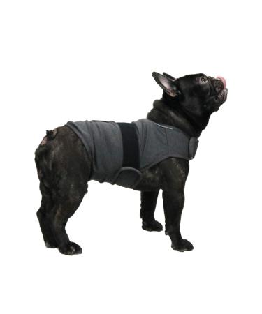 cattamao Comfortable Dog Coat for Anxiety Relief Calming Vest for Thunder XS S M L XL Medium Gray